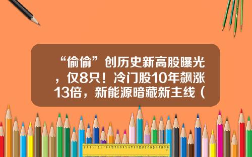 “偷偷”创历史新高股曝光，仅8只！冷门股10年飙涨13倍，新能源暗藏新主线（附股）-股票资讯报告