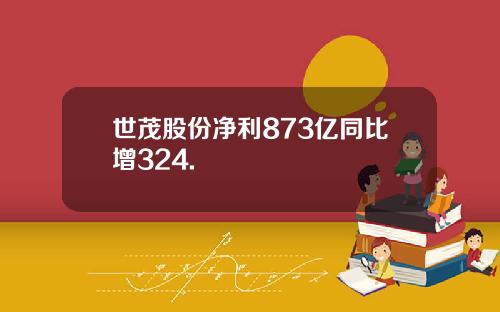 世茂股份净利873亿同比增324.