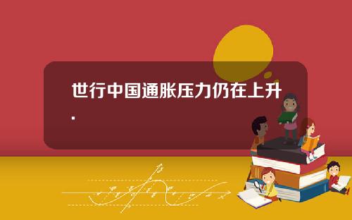 世行中国通胀压力仍在上升.