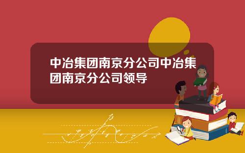 中冶集团南京分公司中冶集团南京分公司领导