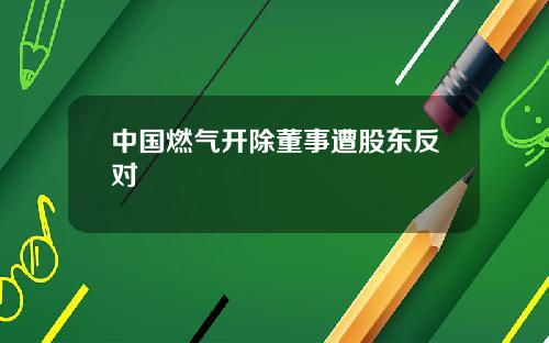 中国燃气开除董事遭股东反对