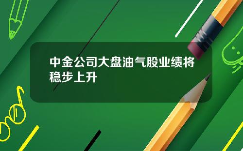 中金公司大盘油气股业绩将稳步上升