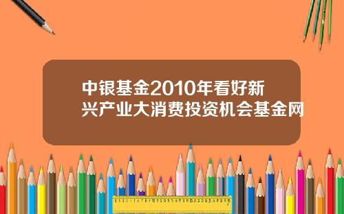 中银基金2010年看好新兴产业大消费投资机会基金网