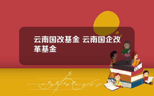 云南国改基金 云南国企改革基金