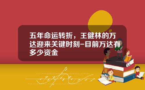 五年命运转折，王健林的万达迎来关键时刻-目前万达有多少资金
