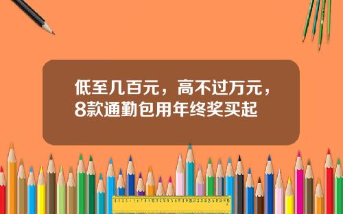 低至几百元，高不过万元，8款通勤包用年终奖买起