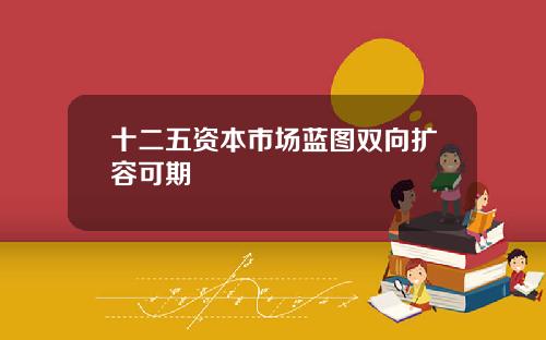 十二五资本市场蓝图双向扩容可期