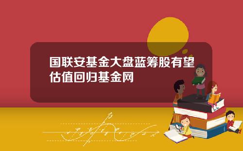 国联安基金大盘蓝筹股有望估值回归基金网