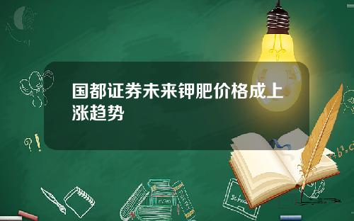 国都证券未来钾肥价格成上涨趋势