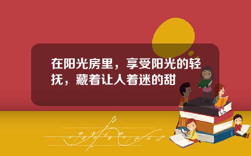 在阳光房里，享受阳光的轻抚，藏着让人着迷的甜