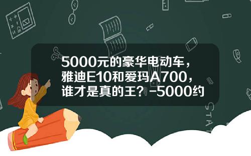 5000元的豪华电动车，雅迪E10和爱玛A700，谁才是真的王？-5000约等于多少