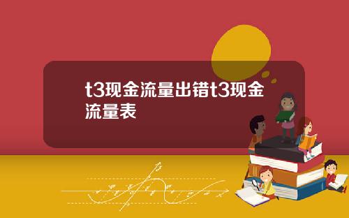 t3现金流量出错t3现金流量表