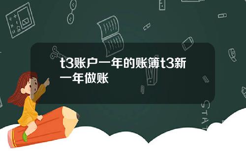 t3账户一年的账簿t3新一年做账