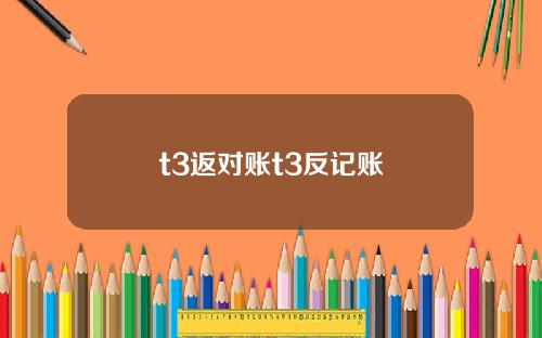 t3返对账t3反记账