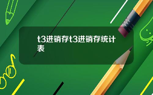 t3进销存t3进销存统计表