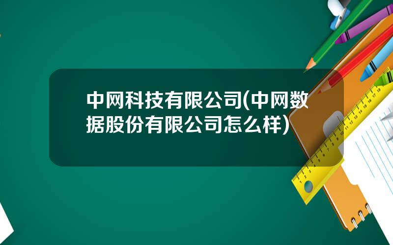 中网科技有限公司(中网数据股份有限公司怎么样)