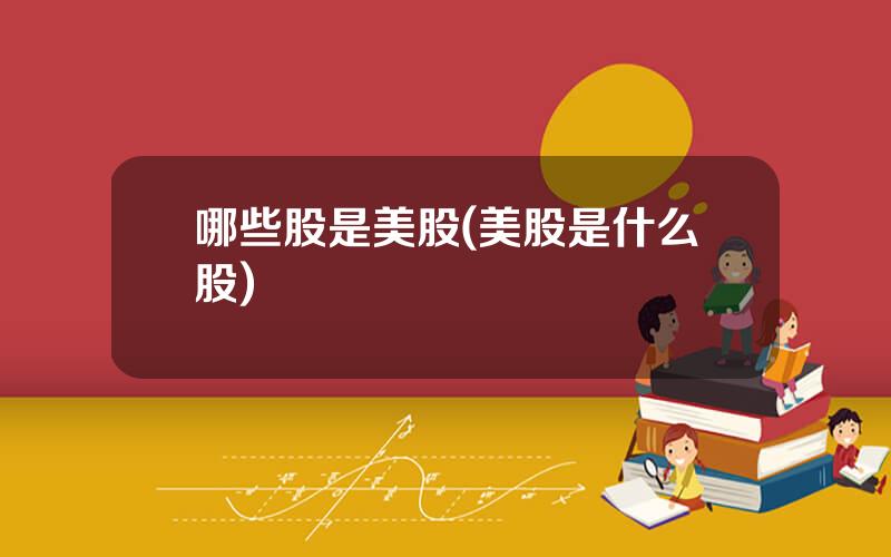 哪些股是美股(美股是什么股)