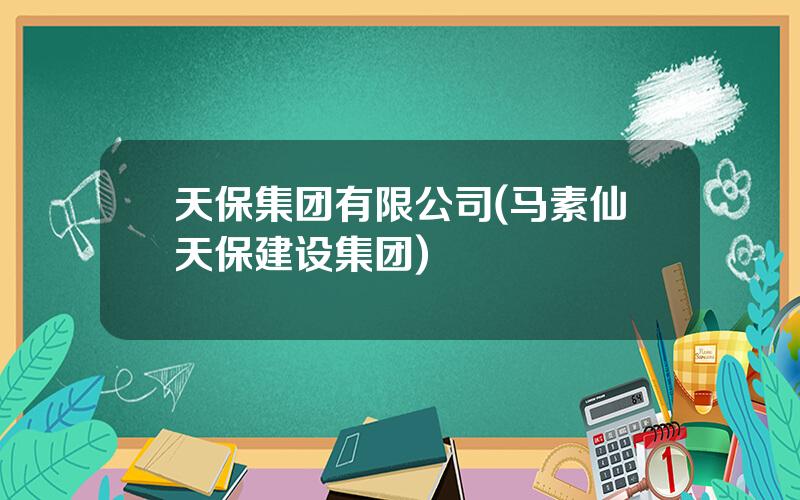 天保集团有限公司(马素仙天保建设集团)
