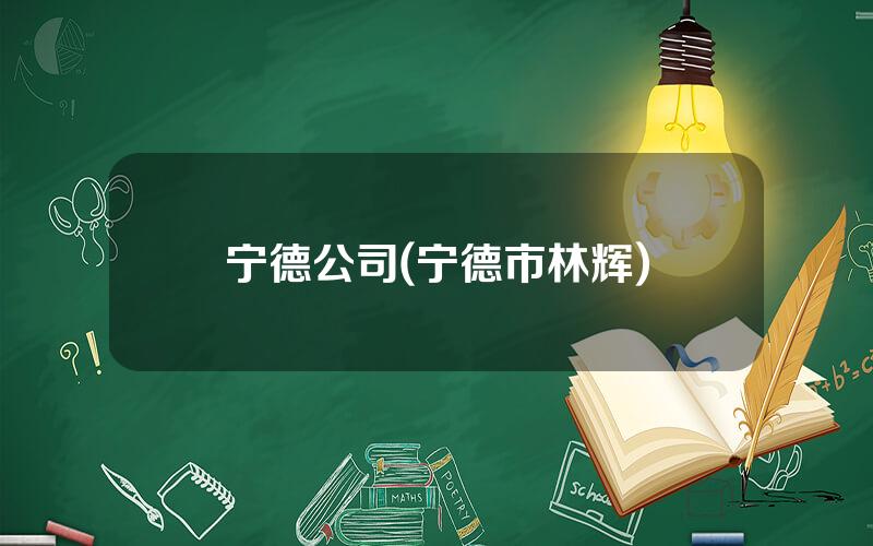 宁德公司(宁德市林辉)