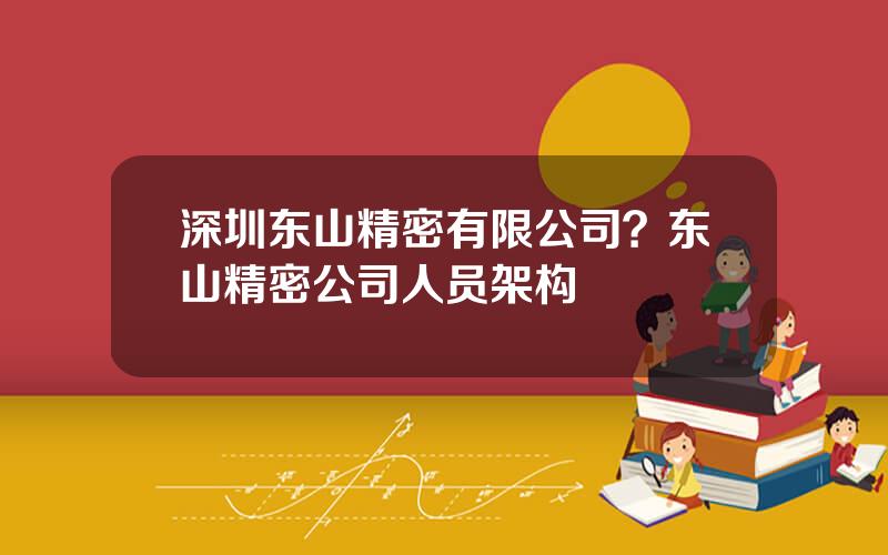 深圳东山精密有限公司？东山精密公司人员架构